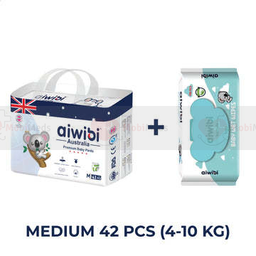 Aiwibi Australian Premium Baby Pants- M42+Wipes