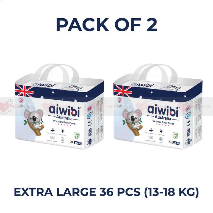 Aiwibi Australian Premium Baby Pants- XL36 Pack of 2