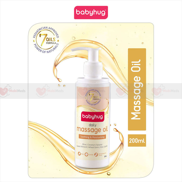 Babyhug Daily Massage Oil - 200 ml