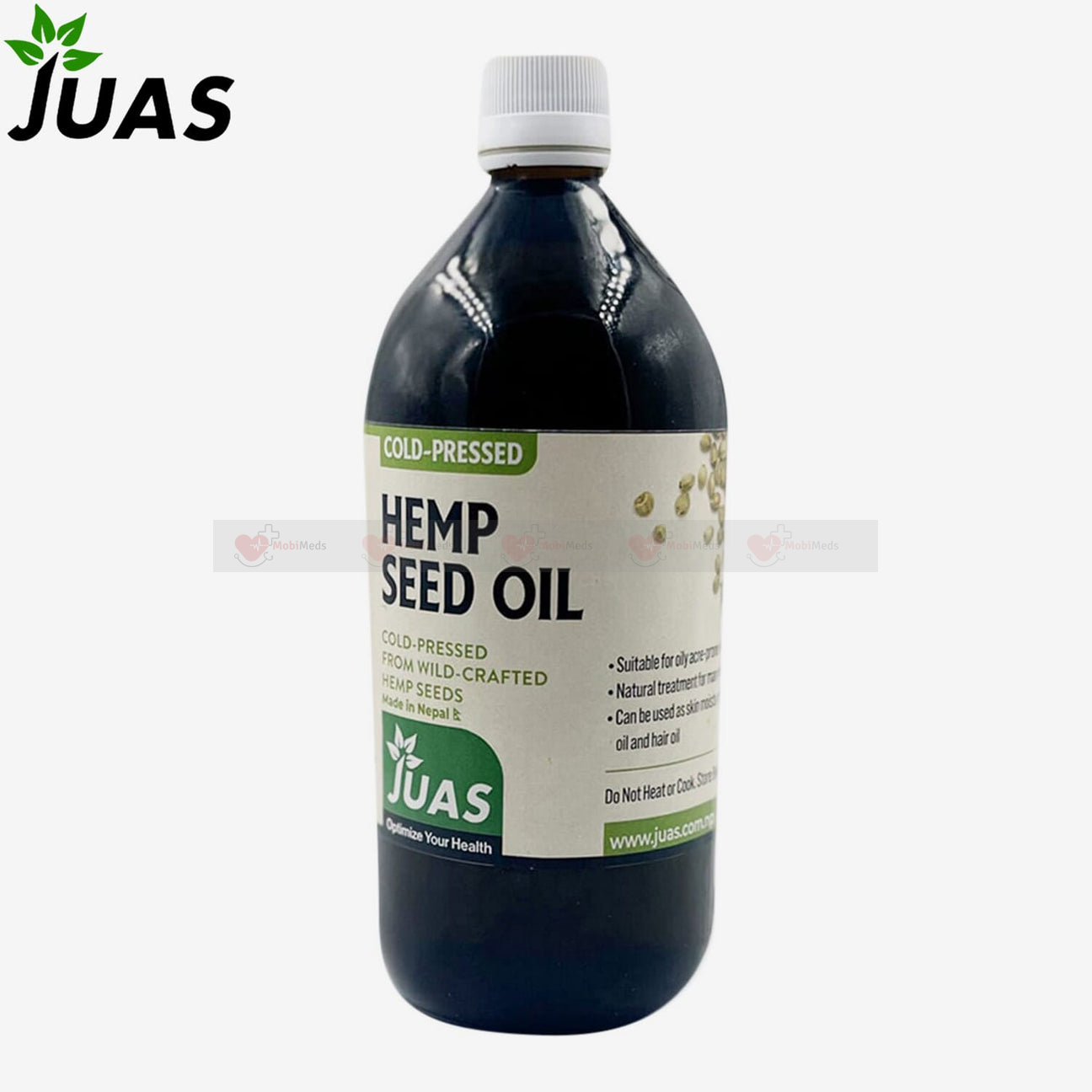 JUAS Hemp Seed Oil (Cold Pressed) 500 ml