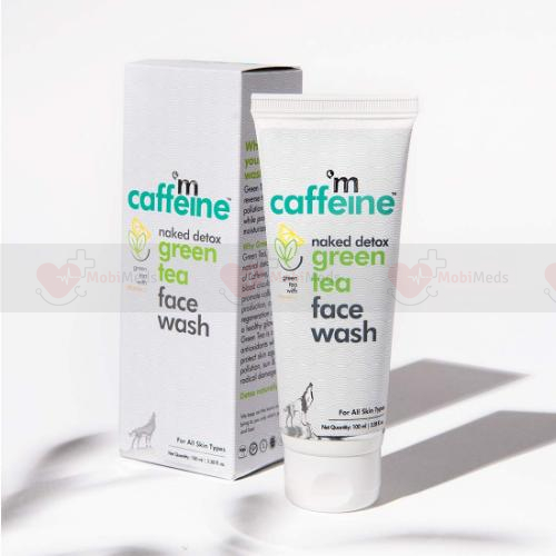 MCaffeine Naked Detox Dirt Removal Green Tea Face Wash 100ml