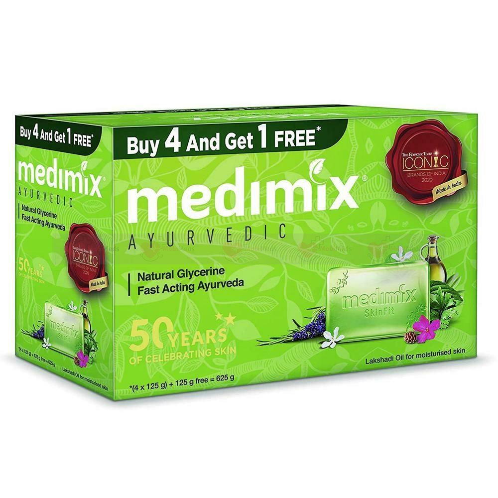 Medimix Glycerine Soap 125gm 4+1 (5pcs)