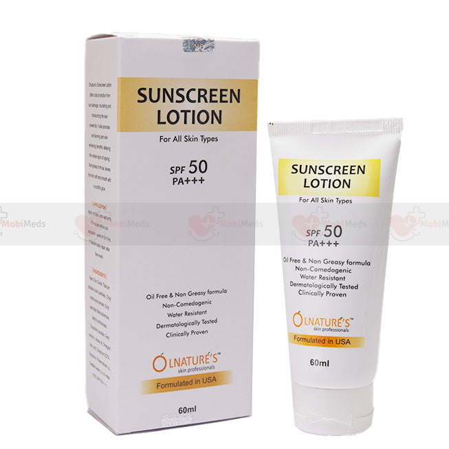 Olnatures Sunscreen Spf 50++ Lotion, 60ml